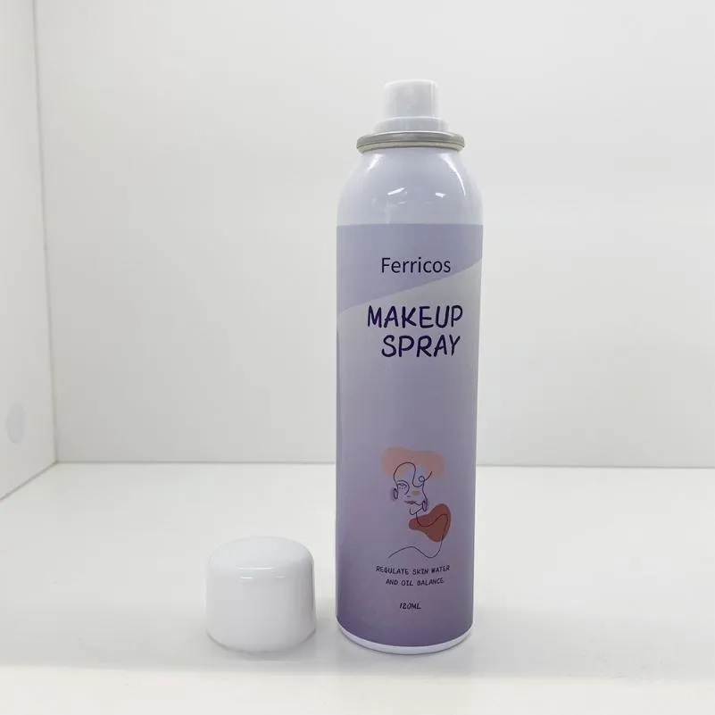 JASNOfioletowy spray utrwalający makijaż